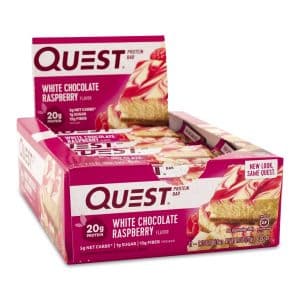 Quest Bar White Chocolate Rasberry 12-pack
