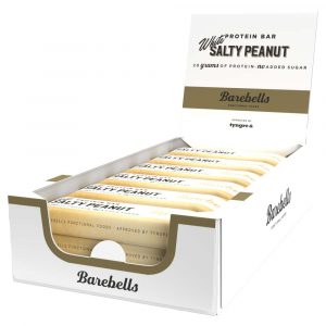 12 X Barebells Protein Bar 55 G White Salty Peanut