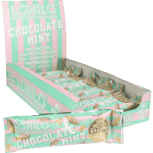 Lohilo Chocolate Mint Protein Bar 12-pack