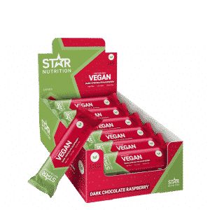 12 x Star Nutrition Vegan Protein bar, 55 g