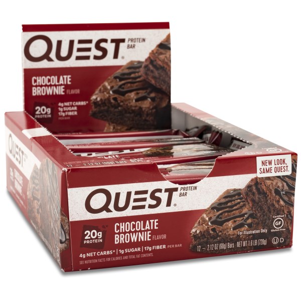 Quest Bar Chocolate Brownie 12-pack