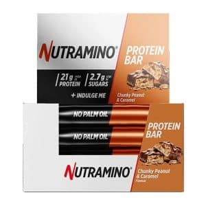 Nutramino Proteinbar Chunky Peanut & Caramel 12x55g