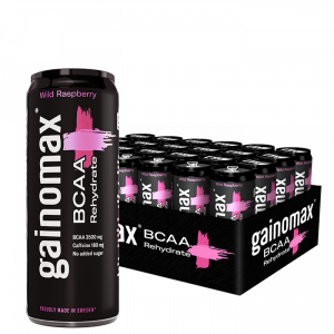 24 x Gainomax BCAA+Rehydrate, 330 ml, Raspberry