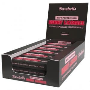 Barebells Soft Bar Berry Licorice 55g x 12st