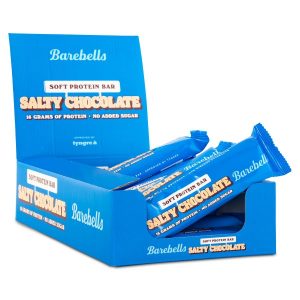Barebells Soft Protein Bar, Salty Chocolate, 12-pack
