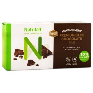 Nutrilett Smart Meal Bar 4-pack, Premium Dark Chocolate, 4-pack