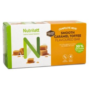 Nutrilett Smart Meal Bar 4-pack, Smooth Caramel, 4-pack