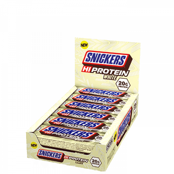 12 x Snickers Protein Bar, 57 g, White