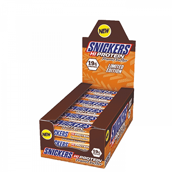 12 x Snickers Protein Bar, 57 g, Peanut Butter