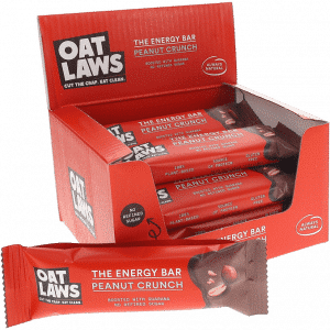 Oatlaws Oatly Energy Bar Peanut Crunch 12-pack