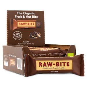 RAWBITE Raw Cacao, 12-pack