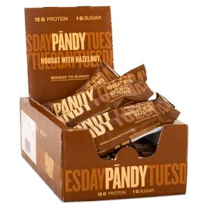 Pändy Protein Bar, Nougat, 18-pack