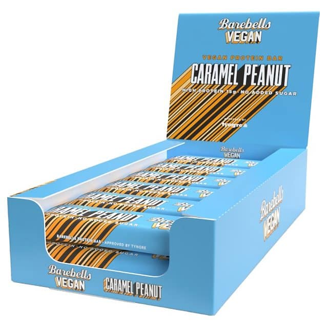 Barebells Vegan Protein Bar Caramel Peanut 12x55g